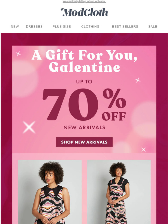 Catch feelings for new up to 70% off!