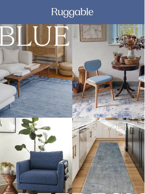 Ruggable Add A Splash Of Blue Milled