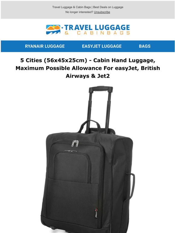 Travel Luggage & Cabin Bags Ltd Pack Confidently With Our Airline