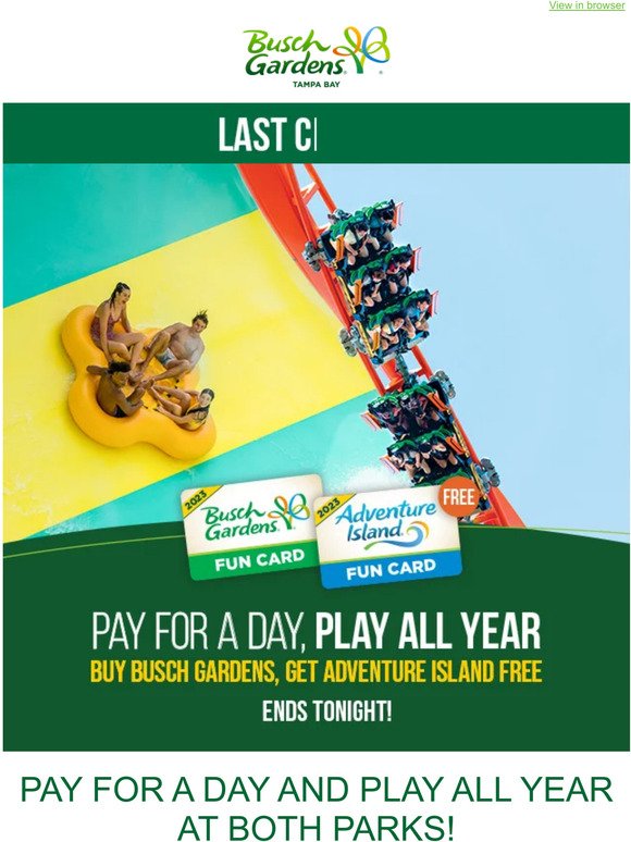 Last Chance to Add a FREE One-Time Quick Queue to Your 2-Park Deal