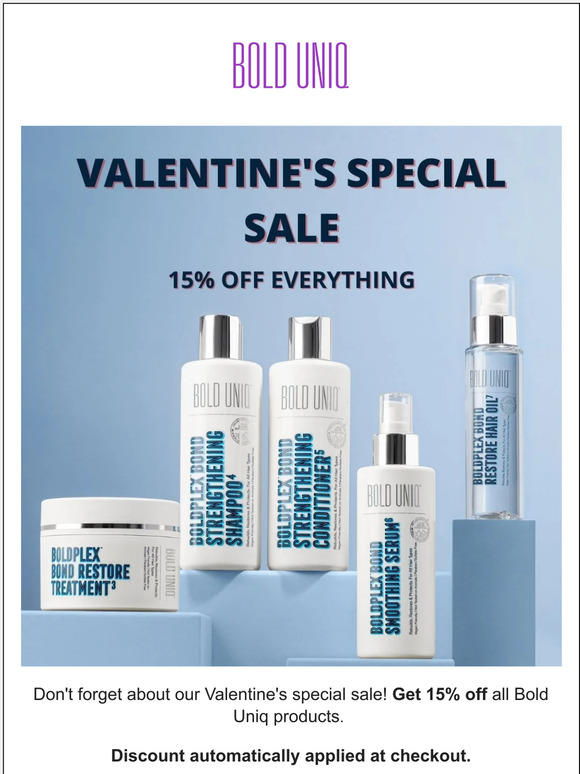 Don't miss out on our special sale - 15% off