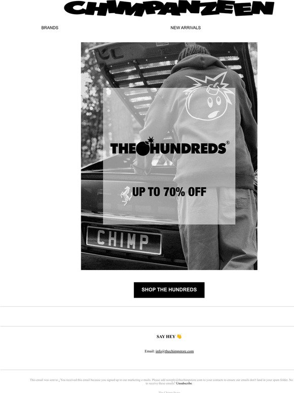 🔴 Now up to 70% off all The Hundreds
