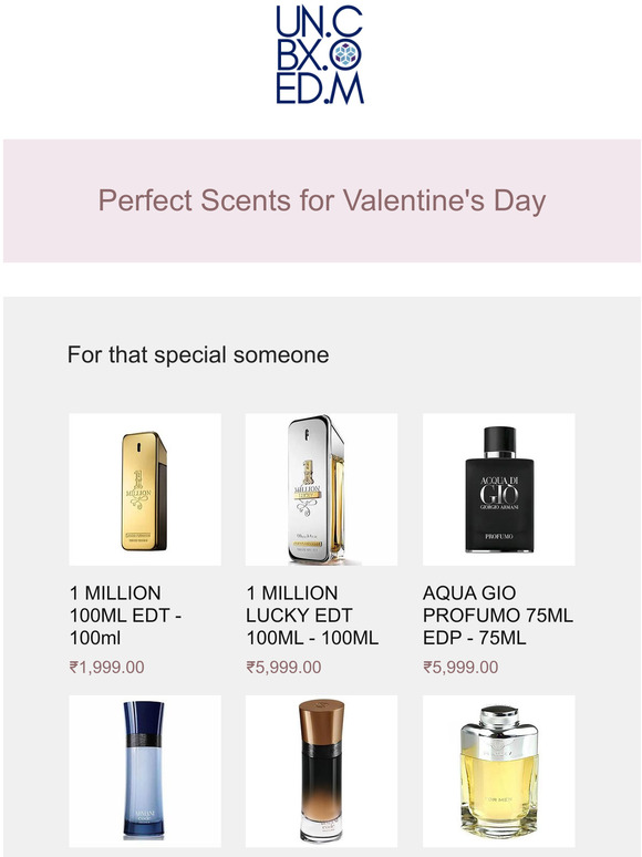 200 Perfumes on Valentine's Day at 1999/-