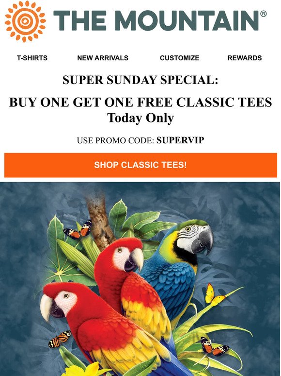 It's a SUPER Deal: BOGO FREE TEES!