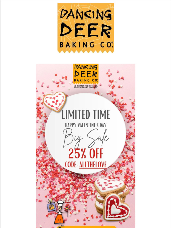 💥⌛ENDS SOON - Dancing Deer 25% Valentine's Sale