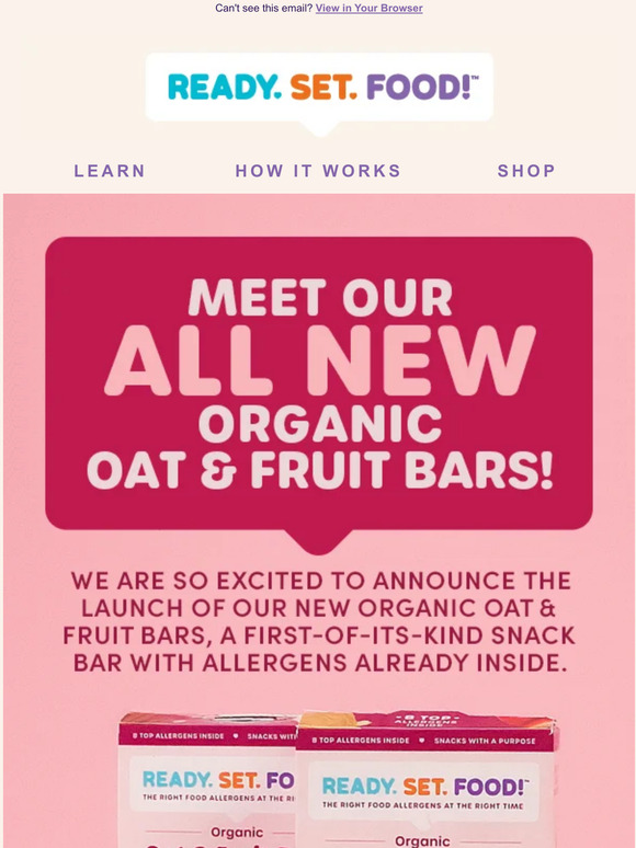 Ready Set Food Introducing the newest addition to the RSF family! Milled