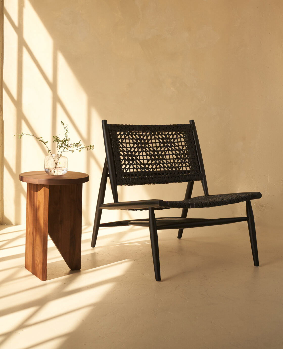 Cora accent chair and Homer side table