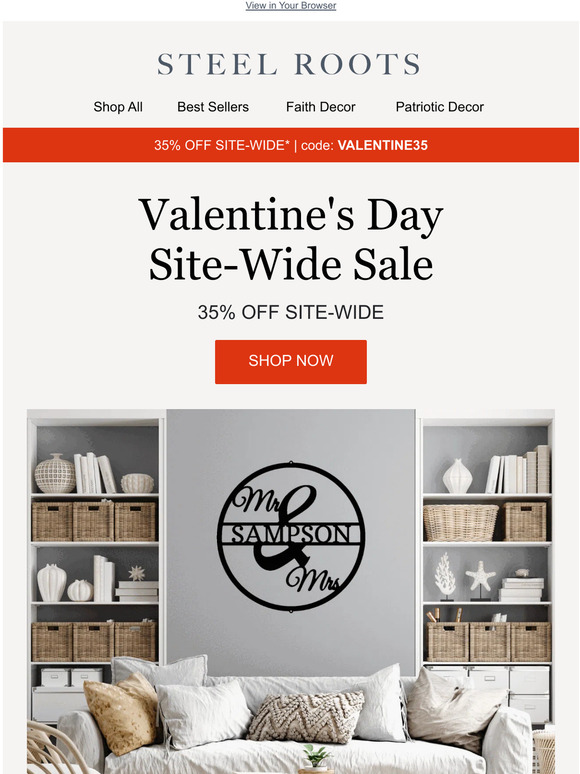 EARLY ACCESS: V-Day Site-Wide Sale ❤️