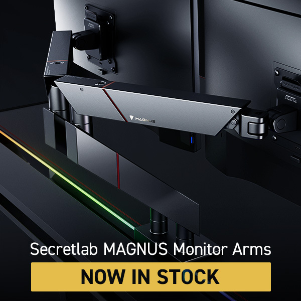Secretlab Our monitor arms are now in stock Milled