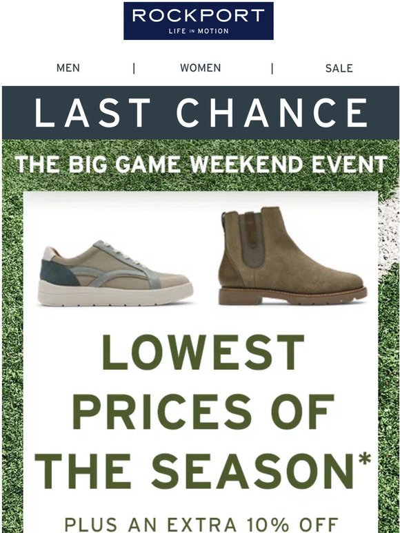The Big Game Event Ends TONIGHT,
