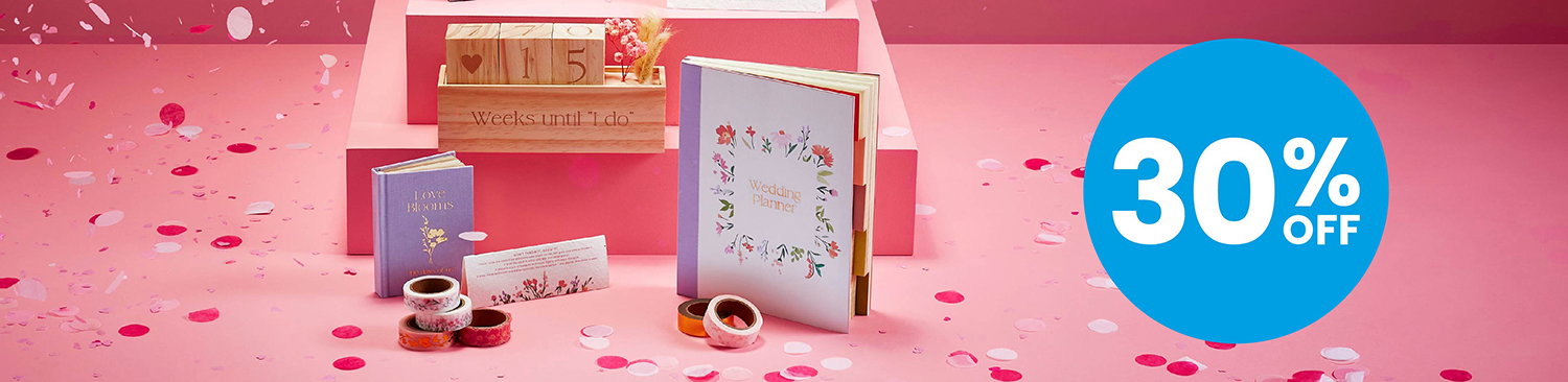 30% off selected wedding gifts