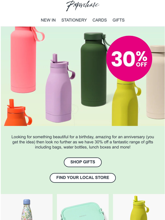 30% off selected gifting and more