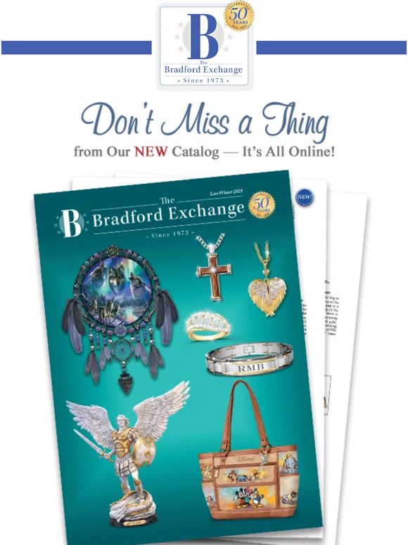 The Bradford Exchange Online HOT Off the Press 📰 Our New Catalog Milled