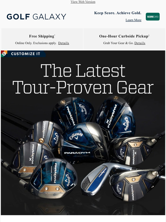 Golf Galaxy: Preorder now! Callaway Paradym woods & irons | Milled