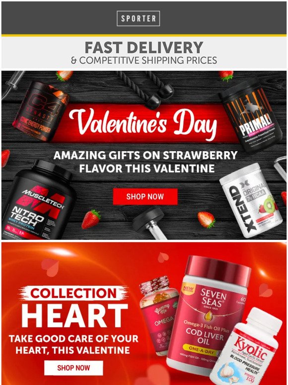 ♥️ Stay Strong for Your Love with Our Valentine's Day Deals