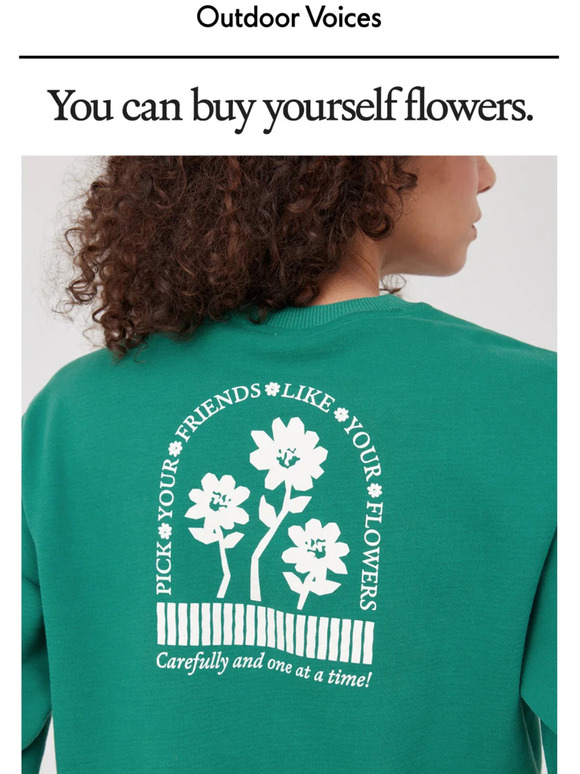 Outdoor Voices Even more graphics. Milled