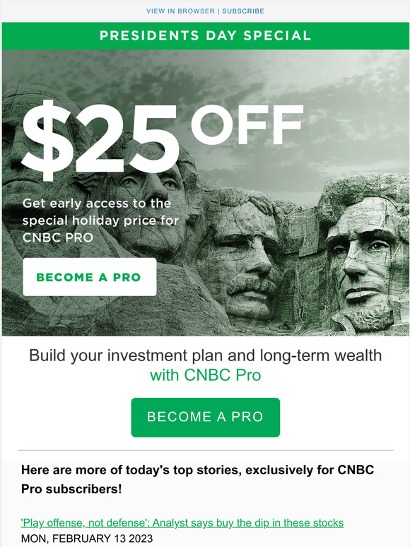 EARLY ACCESS: Presidents' Day Sale Starts Today!