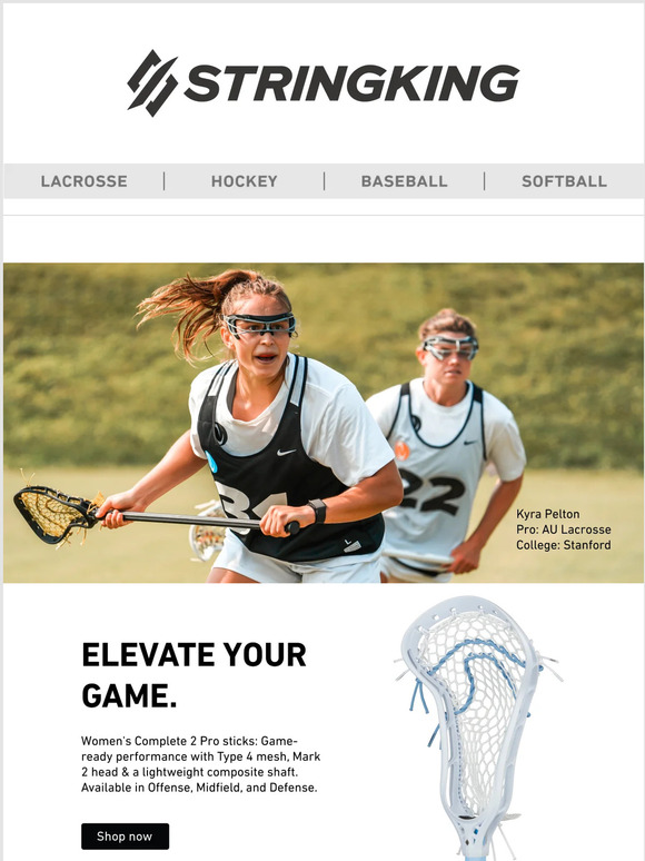 Elevate your game with the Complete 2 Pro lacrosse stick