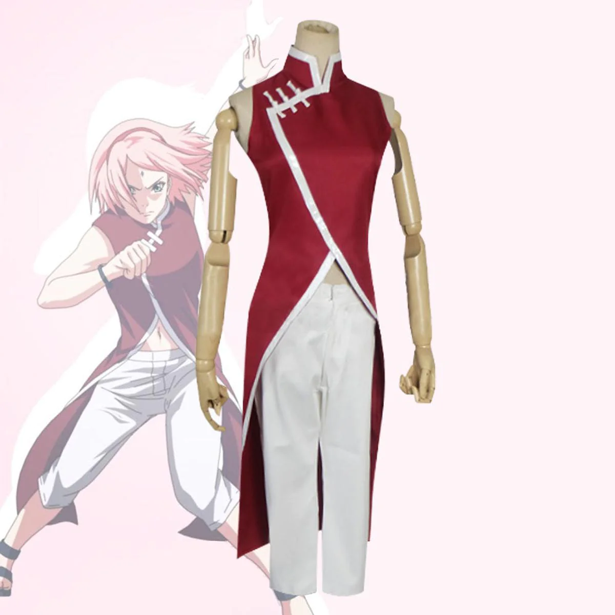 Haruno Sakura from Boruto Naruto Halloween Cosplay Costume - B Edition