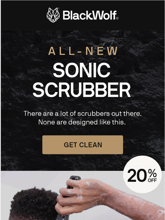 BlackWolf - Sonic Scrubber - Black