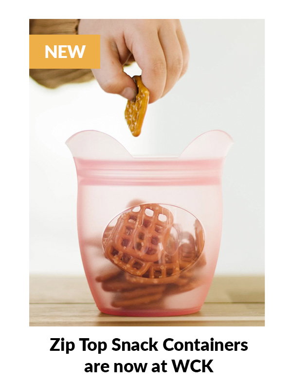 Zip Top Snack Containers are now at WCK
