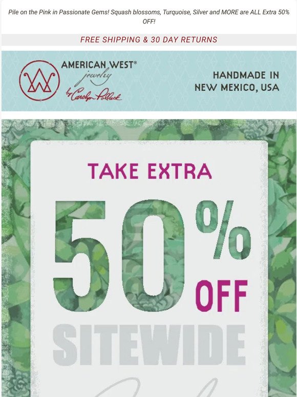 Happy Monday 🐎 Everyone's a winner in our SITEWIDE Sale! Take 60% Off ALL Carolyn Pollack Limited Edition Styles too!