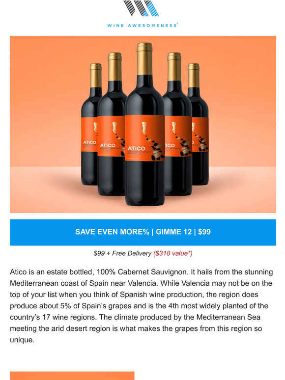 a spanish cabernet, ftw... $99 cases
