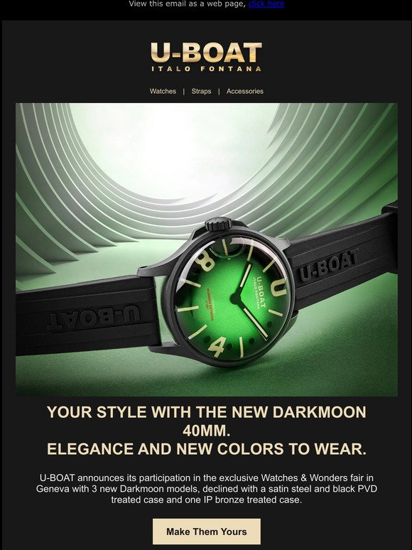 YOUR STYLE WITH THE NEW DARKMOON 40MM!