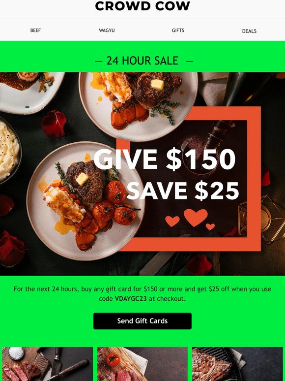 ⚡ FLASH DEAL: 24 hours to snag this Valentine's Day Offer