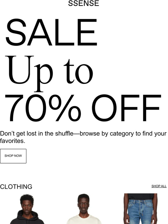 Up to 70% Off: Shop by Category