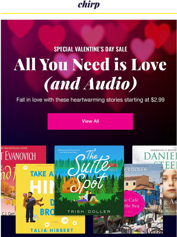 We’re sweetening the deal: Valentine’s Day sale