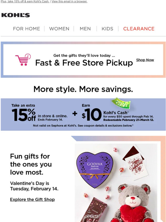Kohl's Share the love with budgetfriendly picks. Milled