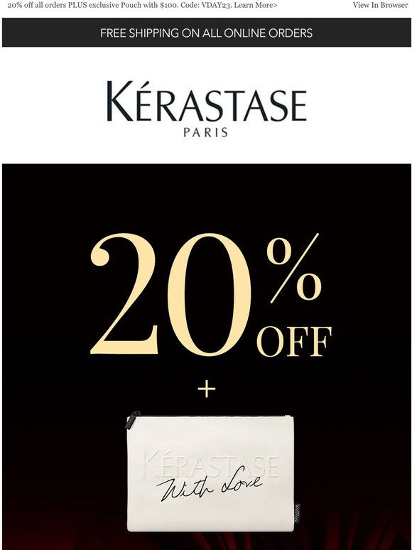 Kerastase Email Newsletters: Shop Sales, Discounts, and Coupon Codes