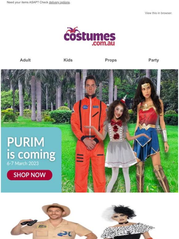 Get ready for Purim Here are some creative costume