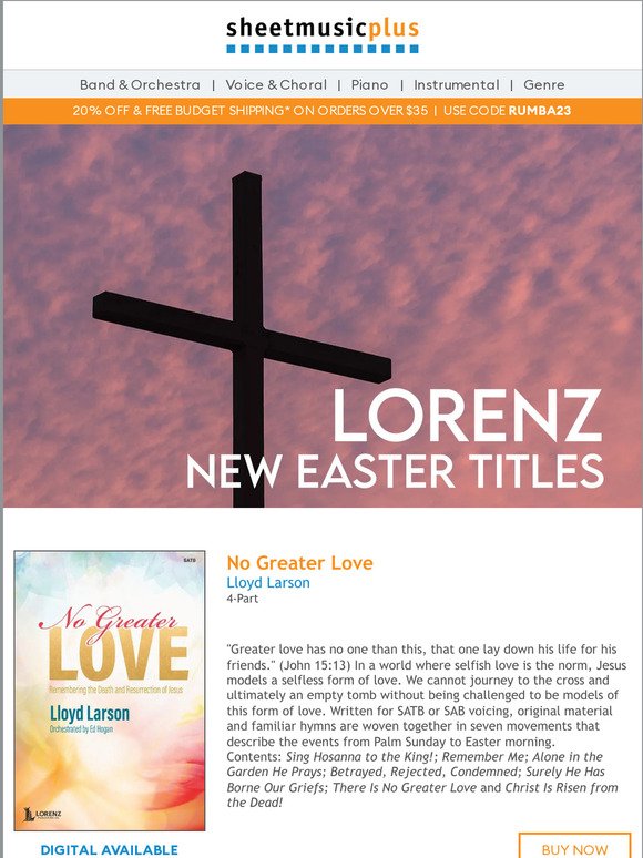 Save 20% Off Lorenz New Easter Releases
