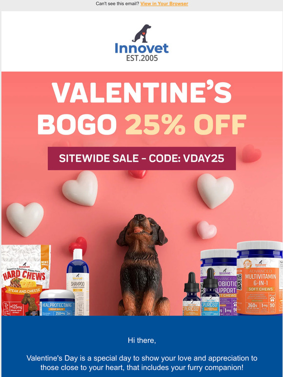 Innovet's Valentine's Day Sale Is Here! BOGO 25% Off! 💕
