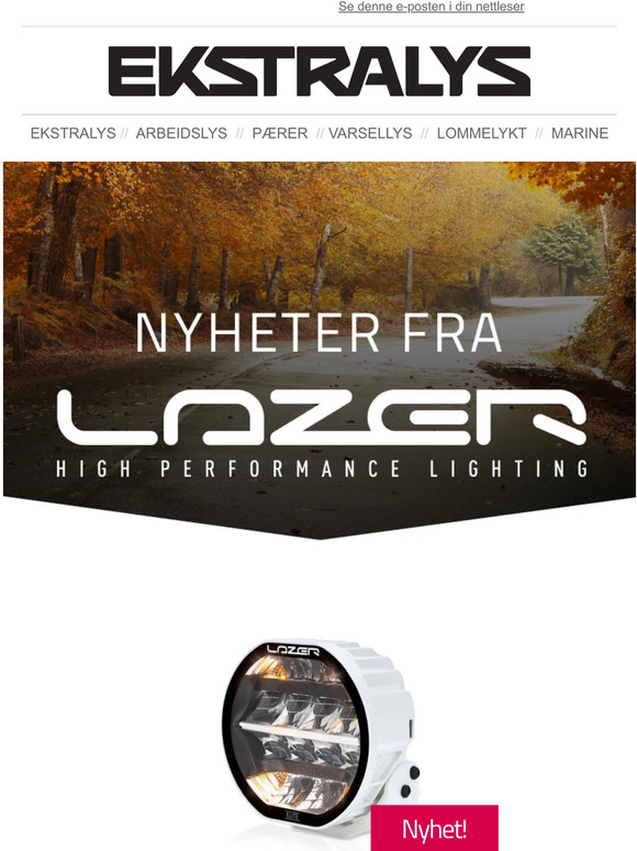 ☀ Nyheter fra Lazer!