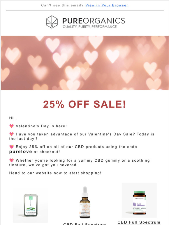 Last Chance! to Enjoy 25% off on Valentine's Day! 💖