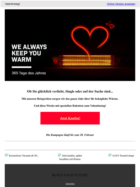 Rabatte zum Valentinstag bei VONROC! ❤️