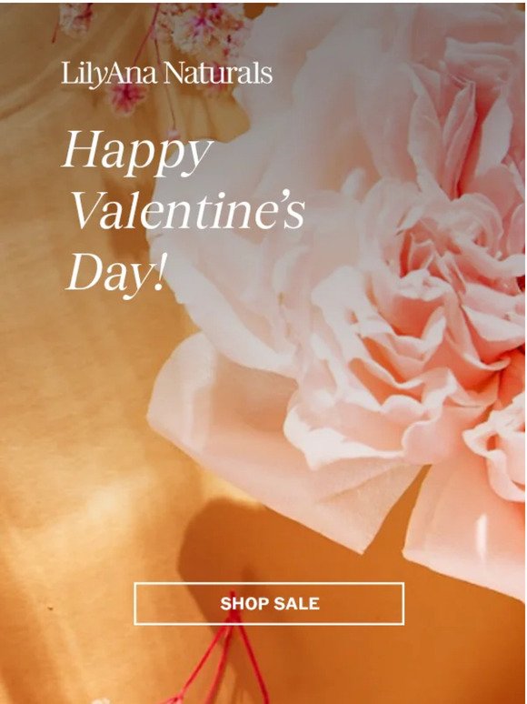 Be Our Valentine! Enjoy 15% off site-wide 💘