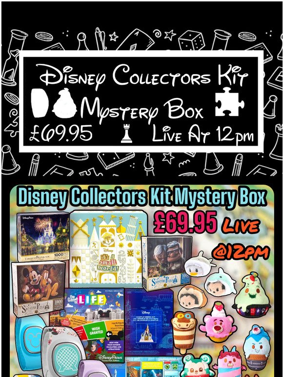 🎲 £69.95 Disney Collectors Kit Mystery Box
