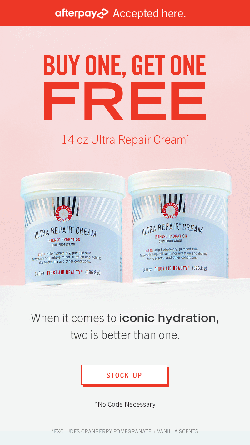 First Aid Beauty Ending Soon! BOGO Free 14 oz Ultra Repair Cream 🚨