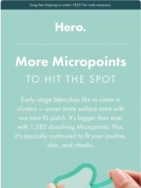 Meet Micropoint XL. It’s a BIG deal.