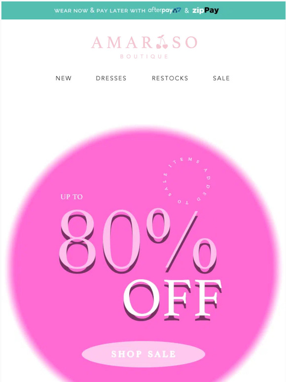 Over 500 Items Added to Sale & Up to 80% Off!
