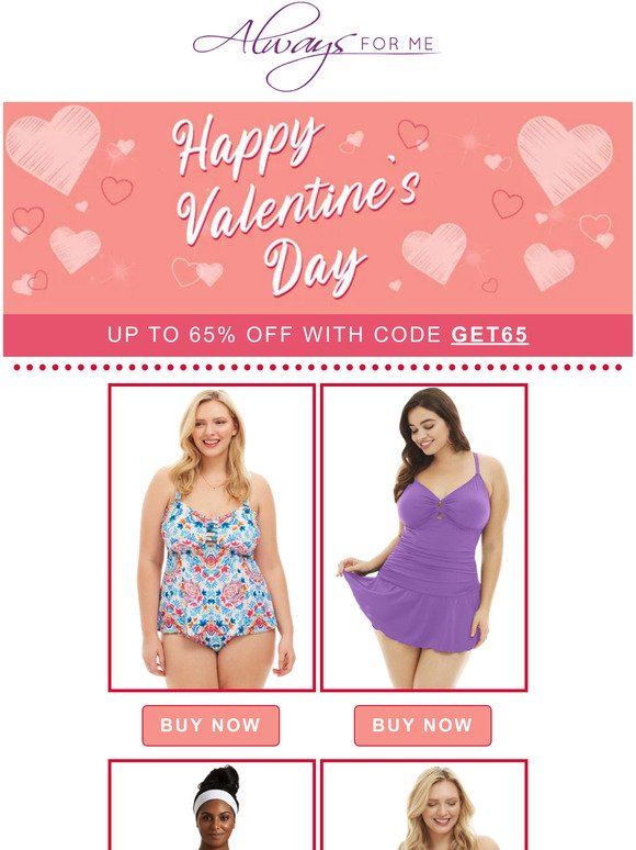 💕 Up To 65% Off for Valentine's Day 💕