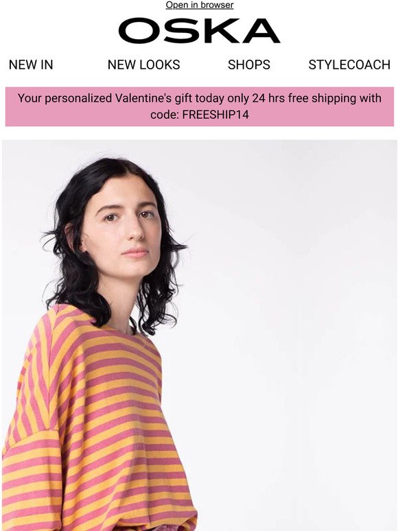 OSKA - COLOURFUL VALENTINE | Great pieces to fall in love with I Only today 24h free shipping