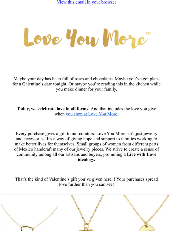 To: *|FMAME|*, Love: Us