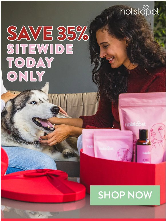 Share the Love With Your Pet | 35% Off Site Wide