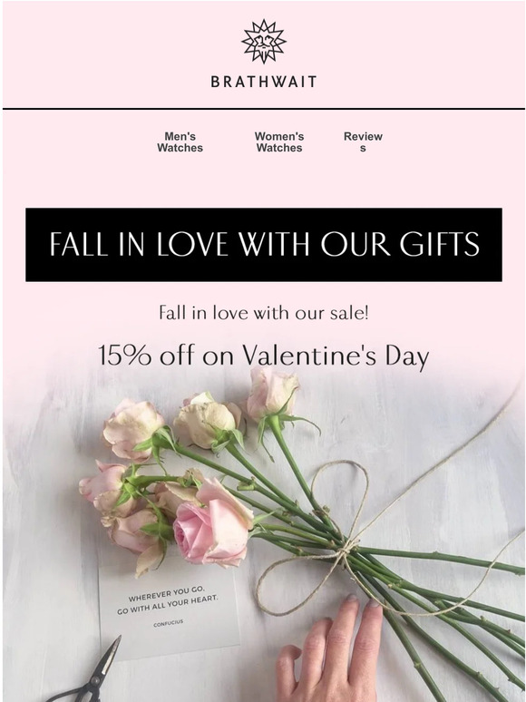 Valentine's Sale 15% Off! 🌹