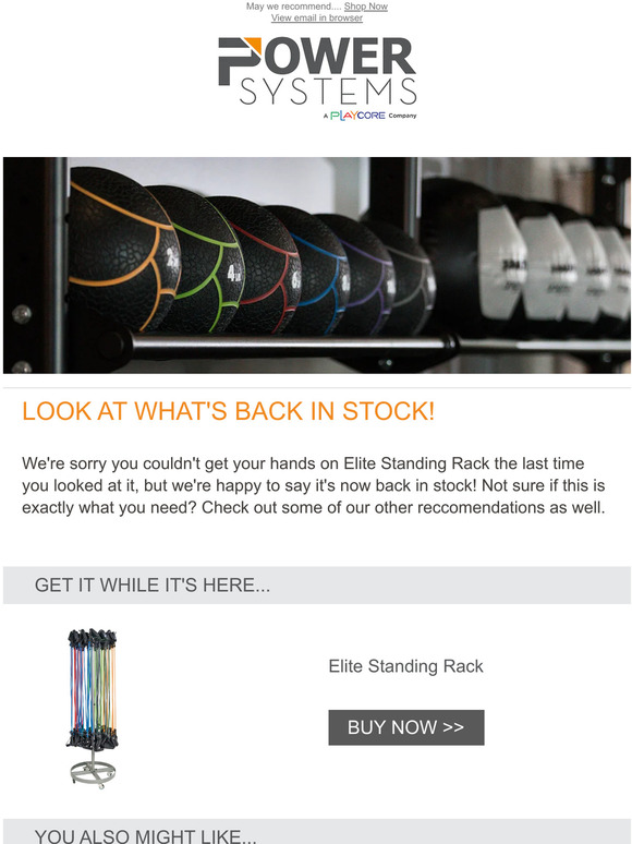 Power Systems: Elite Standing Rack - Back In Stock | Milled